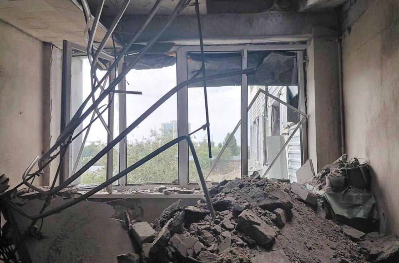 Russian attack damages hospital in Odessa