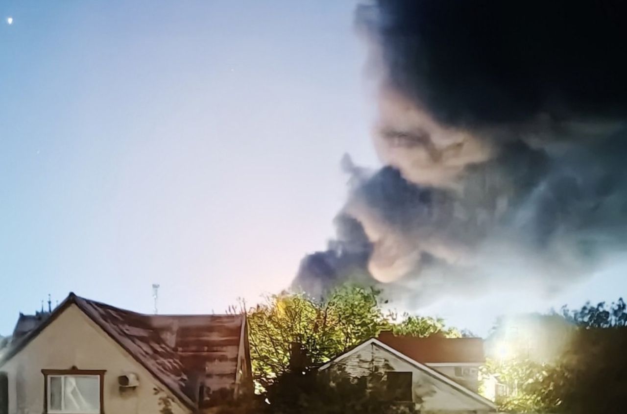 Large-scale Ukrainian drone attack targets oil depots in Krasnodar region