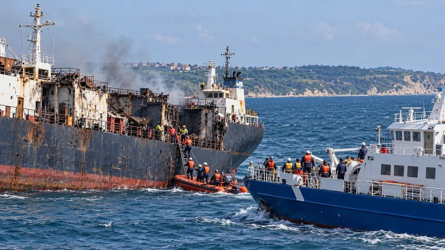 2 merchant vessels attacked by drones off Bulgarian coast, one sinks