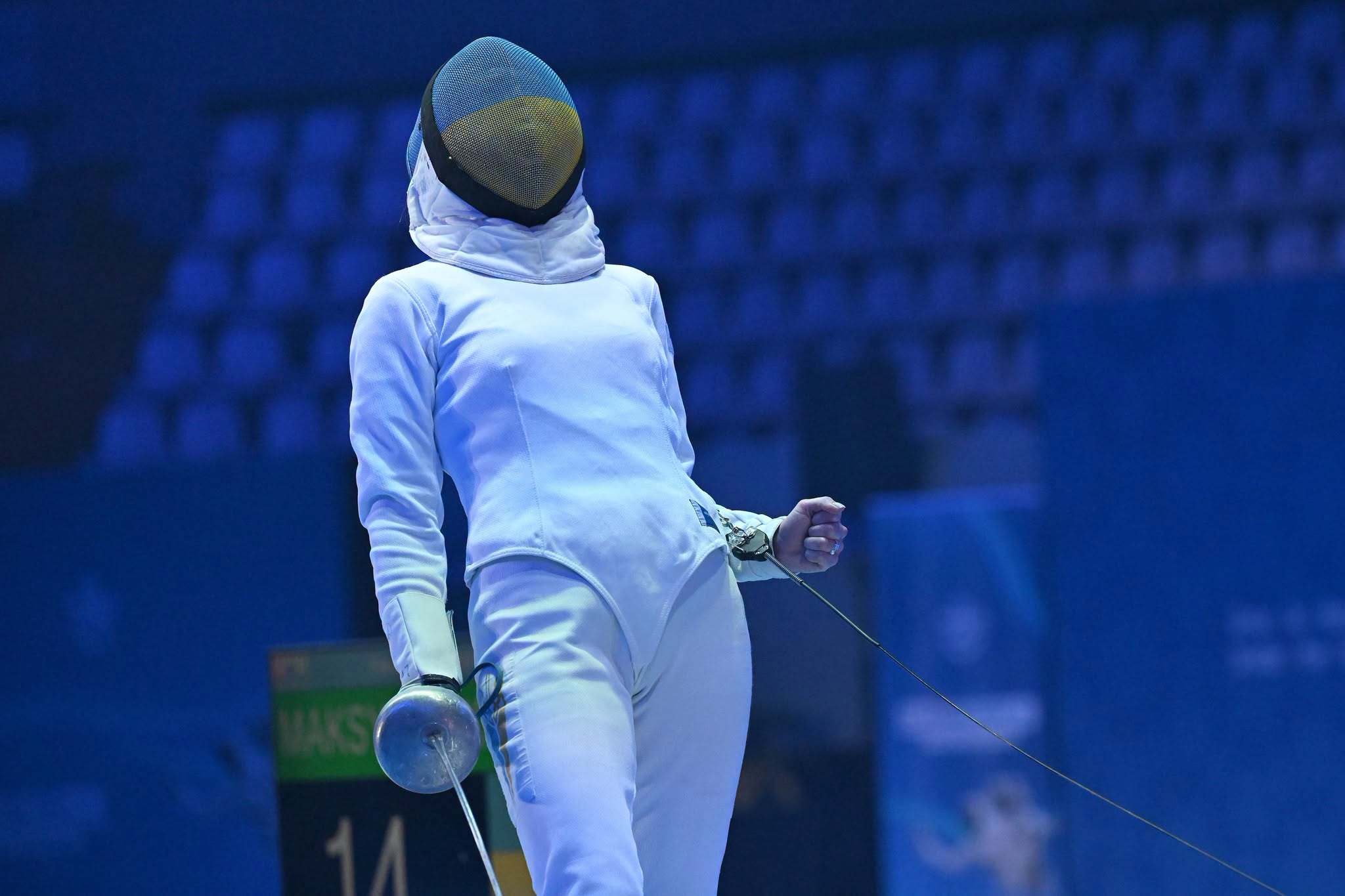 Ukrainian fencer Anna Maksymenko wins silver at Fencing World Cup in Casablanca