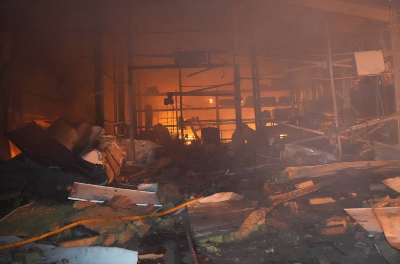 Russia targets industrial enterprise in Odessa region